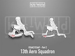 Kitsworld SAV Sticker - USAAC/USAAF - 13th Aero Squadron 